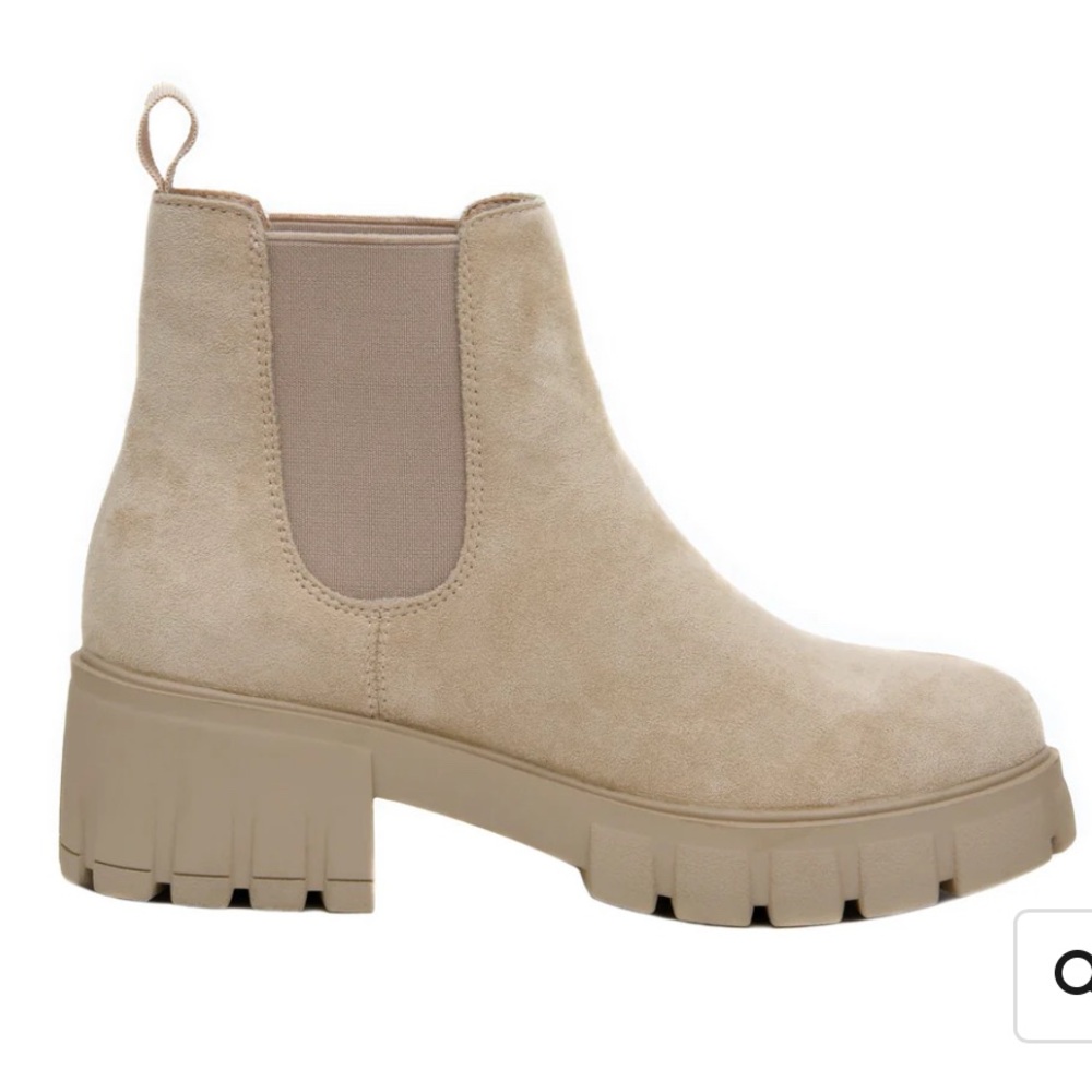 New Sasha Cushionaire Chelsea Vegan Tan Boot Sz 10